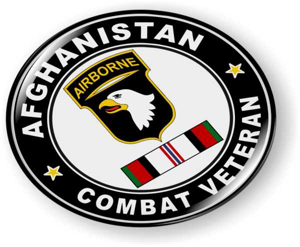 Afghanistan Combat Veteran Emblem
